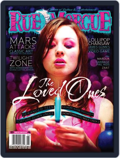 RUE MORGUE June 1st, 2012 Digital Back Issue Cover