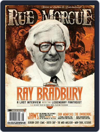 RUE MORGUE August 1st, 2012 Digital Back Issue Cover