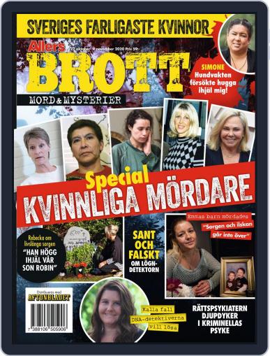 Brott, mord och mysterier November 1st, 2020 Digital Back Issue Cover