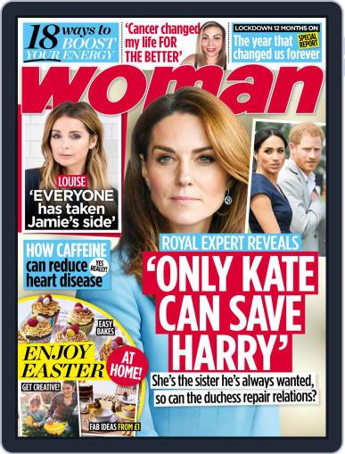 Woman United Kingdom March 29th, 2021 Digital Back Issue Cover