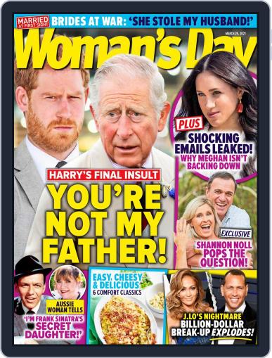 Woman's Day Australia March 29th, 2021 Digital Back Issue Cover