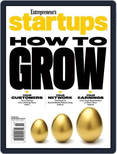 Entrepreneur's Startups March 16th, 2021 Digital Back Issue Cover