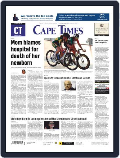 Cape Times March 24th, 2021 Digital Back Issue Cover