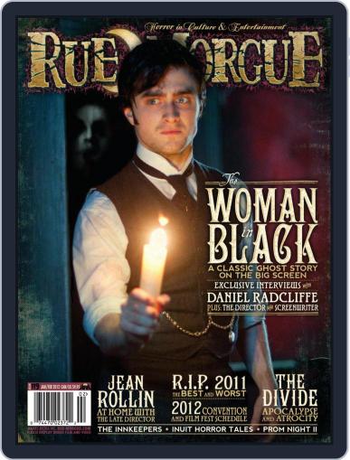 RUE MORGUE January 1st, 2012 Digital Back Issue Cover
