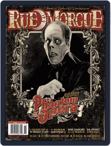 RUE MORGUE November 1st, 2011 Digital Back Issue Cover