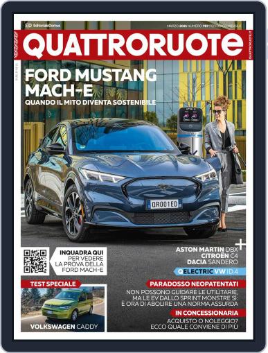 Quattroruote March 1st, 2021 Digital Back Issue Cover