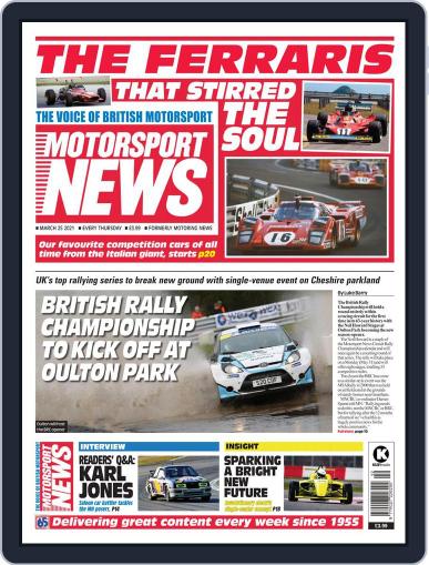 Motorsport News March 25th, 2021 Digital Back Issue Cover