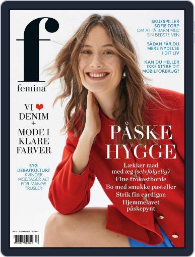 femina Denmark March 25th, 2021 Digital Back Issue Cover