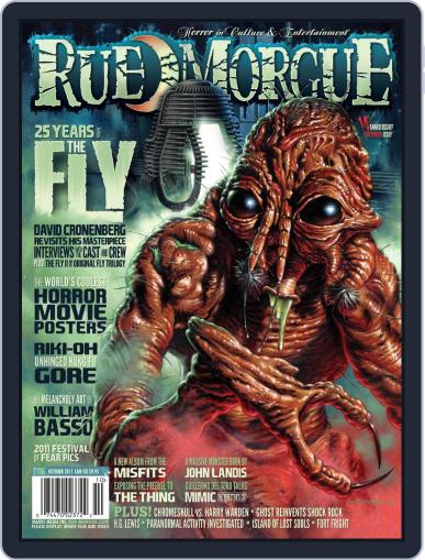 RUE MORGUE October 1st, 2011 Digital Back Issue Cover