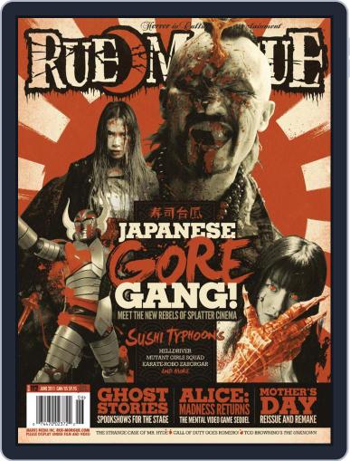 RUE MORGUE June 1st, 2011 Digital Back Issue Cover