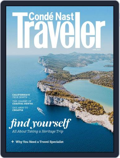 Conde Nast Traveler April 1st, 2021 Digital Back Issue Cover