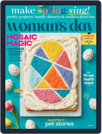Woman's Day April 1st, 2021 Digital Back Issue Cover