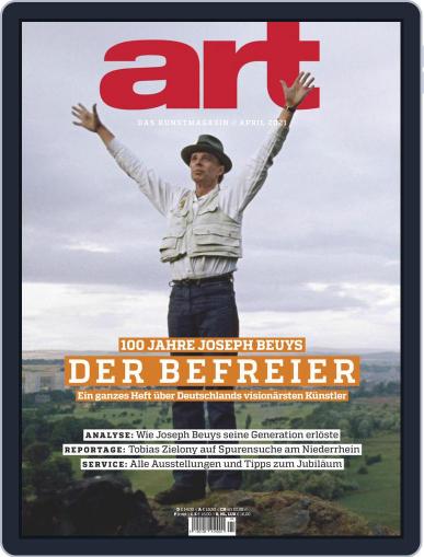 art Magazin April 1st, 2021 Digital Back Issue Cover