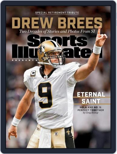 Sports Illustrated Commemorative for Drew Brees' Retirement March 18th, 2021 Digital Back Issue Cover