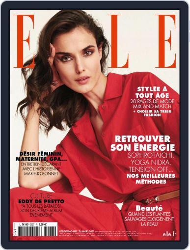 Elle France March 26th, 2021 Digital Back Issue Cover