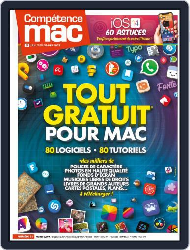 Compétence Mac January 1st, 2021 Digital Back Issue Cover