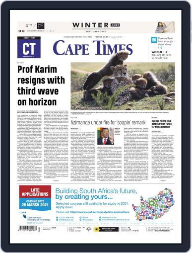 Cape Times March 26th, 2021 Digital Back Issue Cover