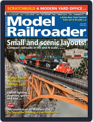 Model Railroader May 1st, 2021 Digital Back Issue Cover