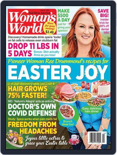 Woman's World April 5th, 2021 Digital Back Issue Cover