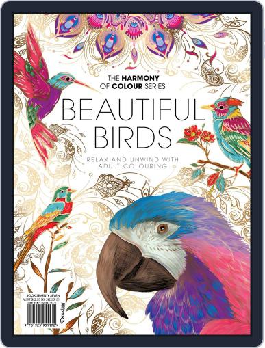 Colouring Book: Beautiful Birds March 25th, 2021 Digital Back Issue Cover