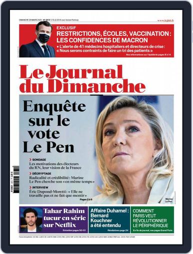 Le Journal du dimanche March 28th, 2021 Digital Back Issue Cover