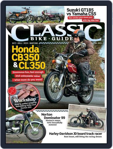 Classic Bike Guide April 1st, 2021 Digital Back Issue Cover