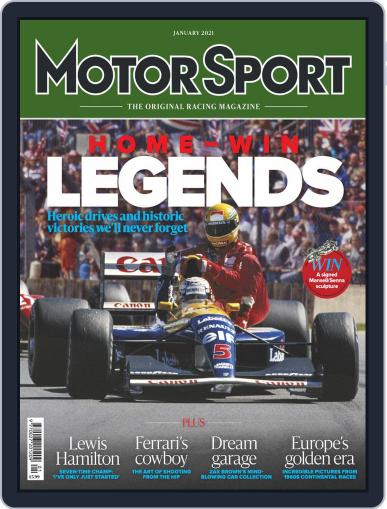 Motor sport January 1st, 2021 Digital Back Issue Cover
