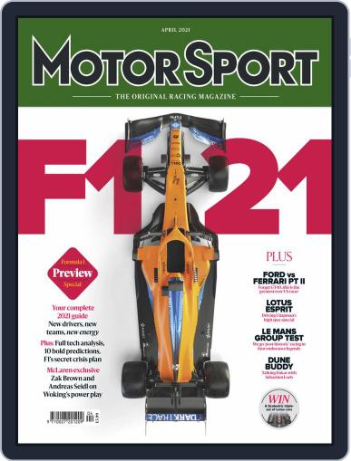 Motor sport April 1st, 2021 Digital Back Issue Cover
