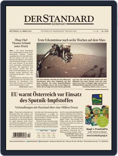 STANDARD Kompakt March 31st, 2021 Digital Back Issue Cover