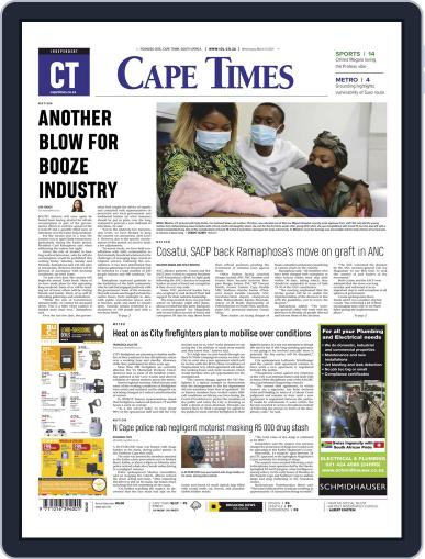 Cape Times March 31st, 2021 Digital Back Issue Cover