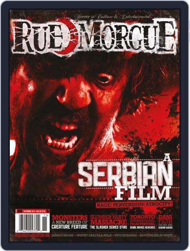 RUE MORGUE November 1st, 2010 Digital Back Issue Cover