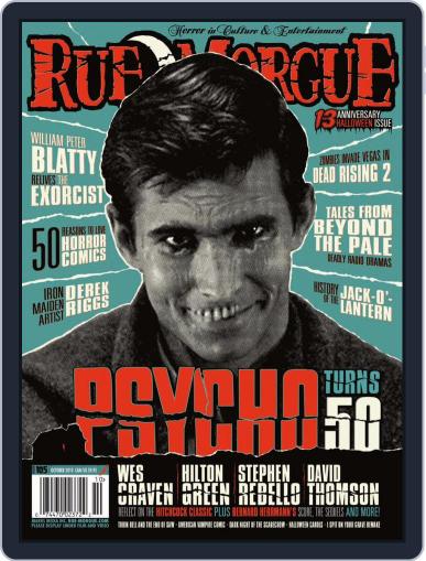 RUE MORGUE October 1st, 2010 Digital Back Issue Cover