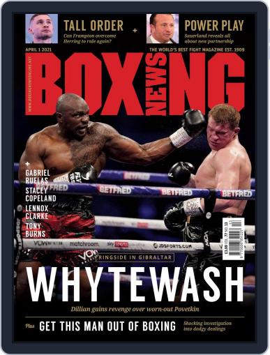 Boxing News April 1st, 2021 Digital Back Issue Cover