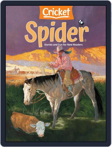 Spider Magazine Stories, Games, Activites And Puzzles For Children And Kids April 1st, 2021 Digital Back Issue Cover