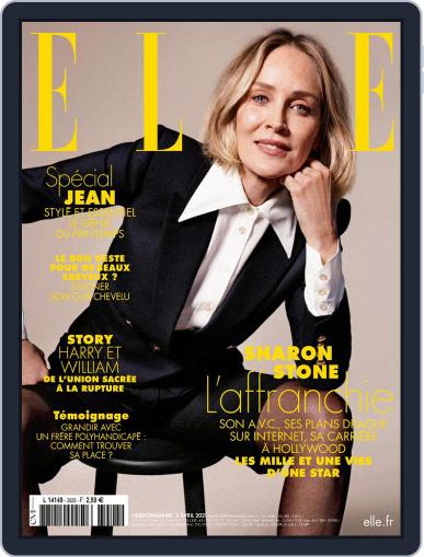 Elle France April 2nd, 2021 Digital Back Issue Cover