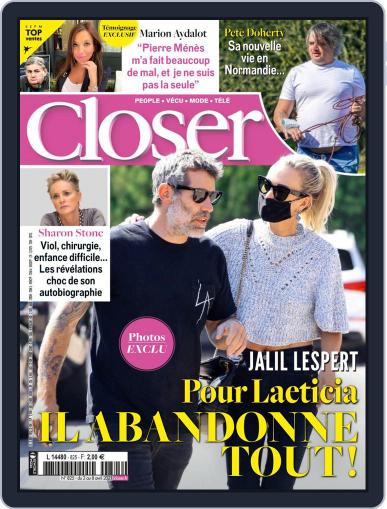 Closer France April 2nd, 2021 Digital Back Issue Cover