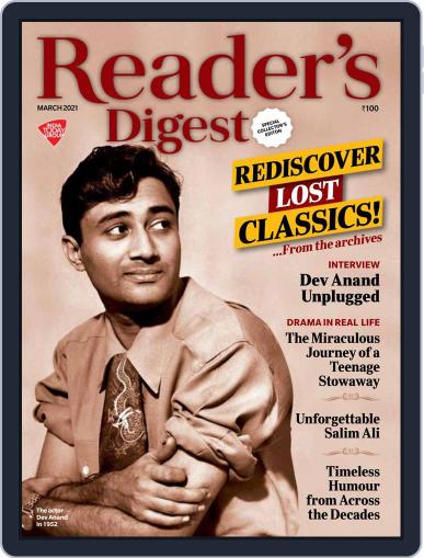 Reader's Digest India (Digital) March 1st, 2021 Issue Cover