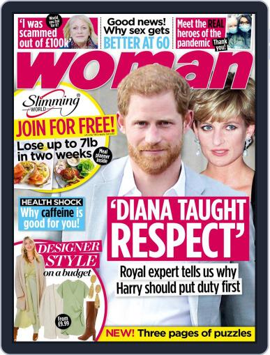 Woman United Kingdom April 12th, 2021 Digital Back Issue Cover