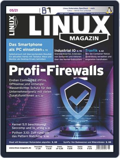 Linux Magazin germany April 1st, 2021 Digital Back Issue Cover