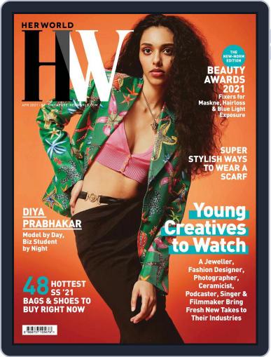 Her World Singapore April 1st, 2021 Digital Back Issue Cover