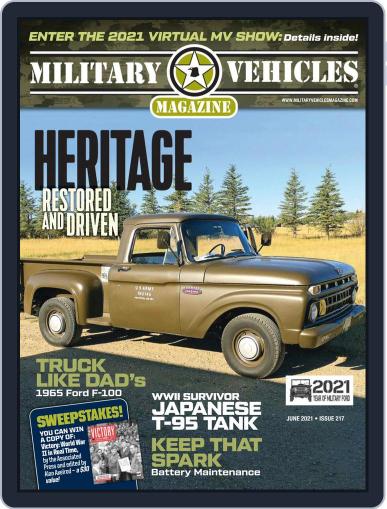 Military Vehicles May 1st, 2021 Digital Back Issue Cover