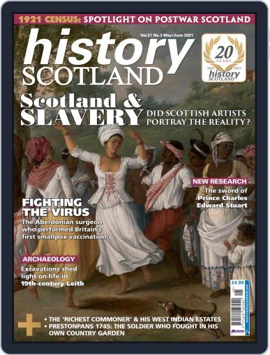 History Scotland May 1st, 2021 Digital Back Issue Cover
