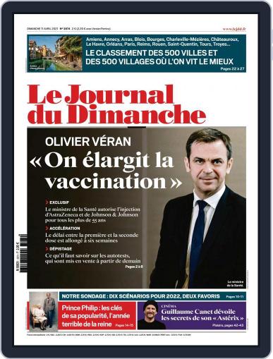 Le Journal du dimanche April 11th, 2021 Digital Back Issue Cover
