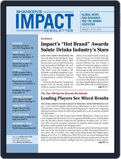 Shanken's Impact Newsletter (Digital) March 1st, 2021 Issue Cover