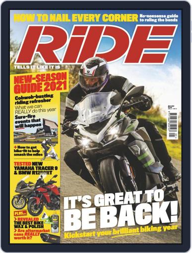 RiDE United Kingdom April 14th, 2021 Digital Back Issue Cover