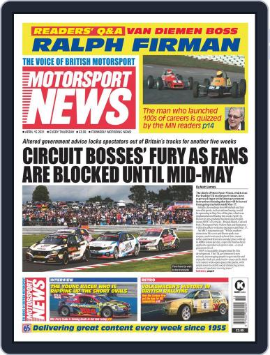 Motorsport News April 15th, 2021 Digital Back Issue Cover