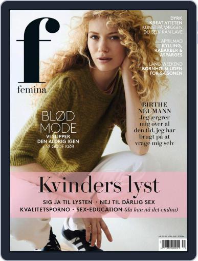 femina Denmark April 15th, 2021 Digital Back Issue Cover