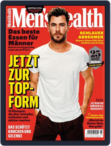 Men’s Health Deutschland May 1st, 2021 Digital Back Issue Cover