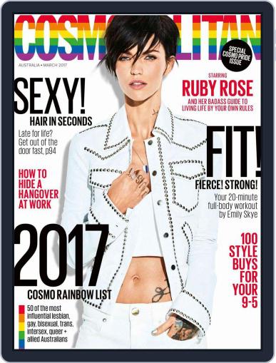 Cosmopolitan Australia March 1st, 2017 Digital Back Issue Cover