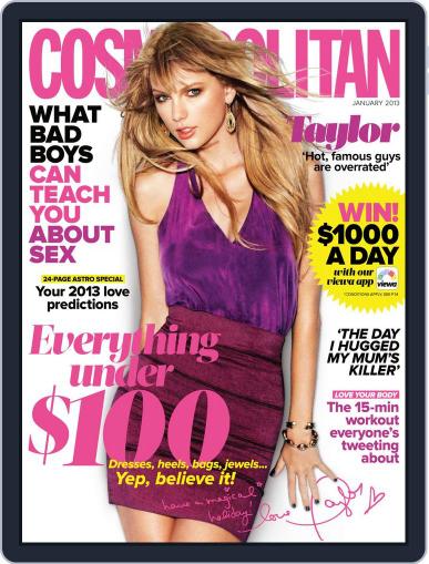Cosmopolitan Australia (Digital) December 4th, 2012 Issue Cover